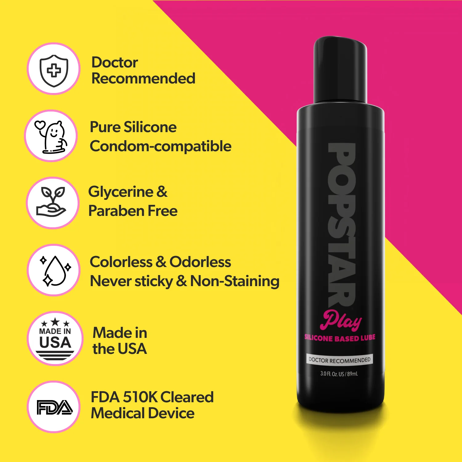 Popstar Silicone-Based Lube 3 oz - Image 4