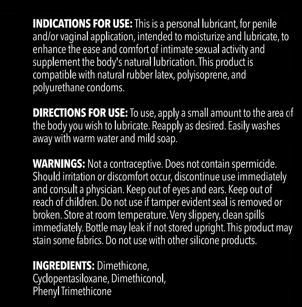 Popstar Silicone-Based Lube 3 oz - Image 7