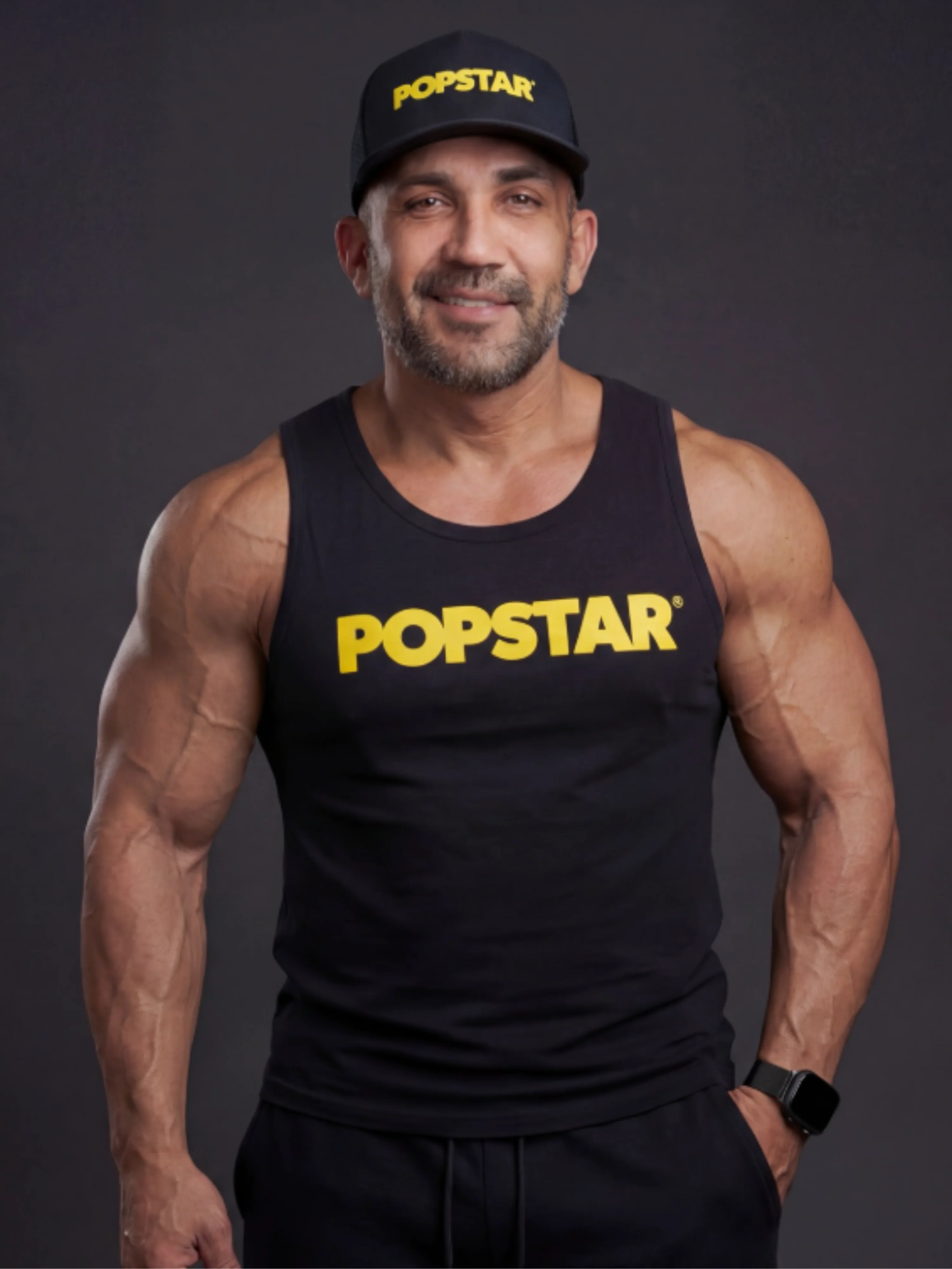 Popstar Tank Top - Yellow Logo - Image 5