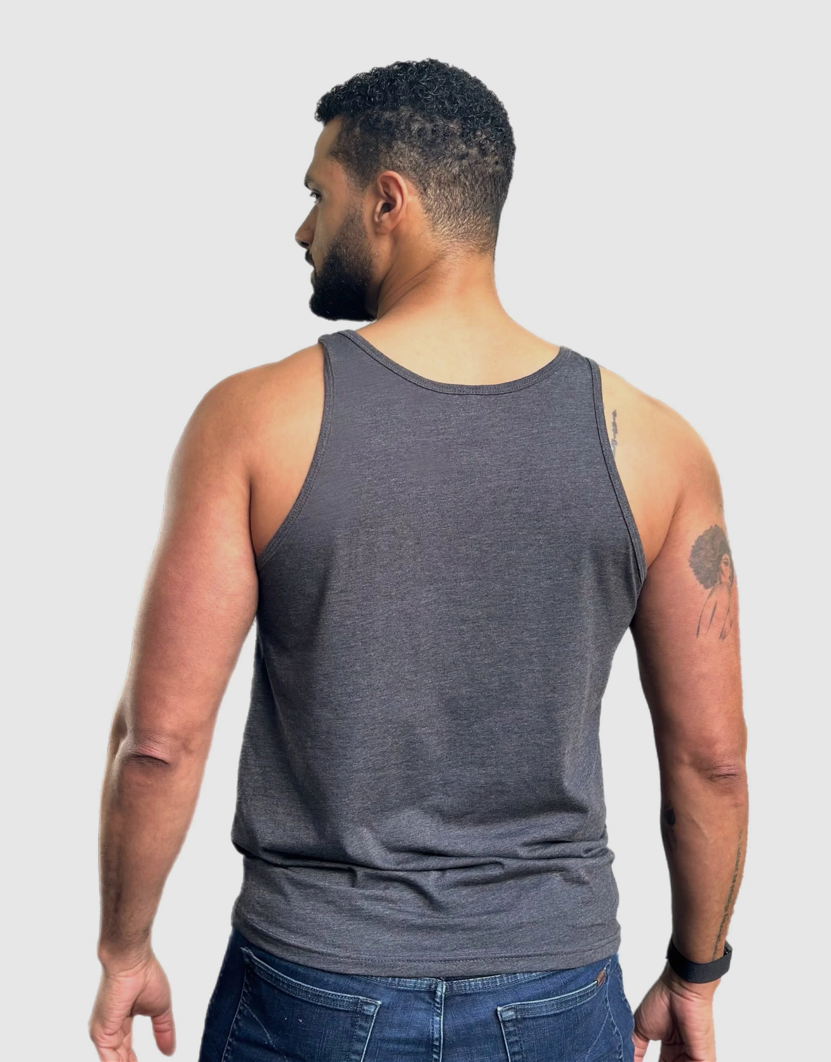 Popstar Tank Top - Black Logo - Image 3